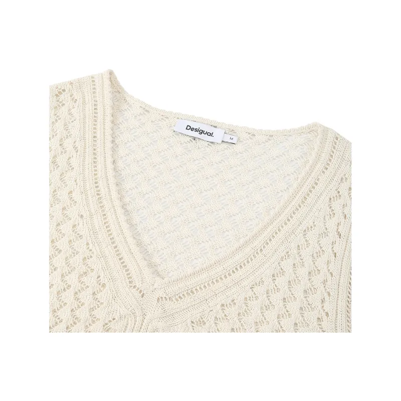 Desigual Knitwear Women's Ecru-5