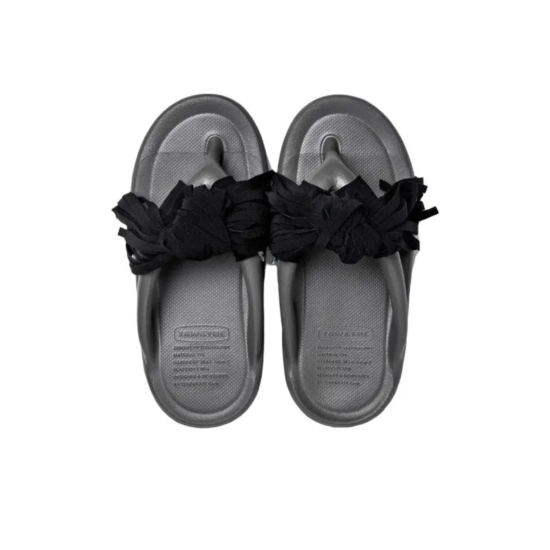 J.CHUNG x TAW&TOE Abrasion Resistant Flip Flops Unisex Gray-2