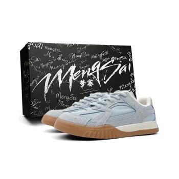 Mengsai Cushioning, Wear Resistant Low Top Skateboard Shoes Men's Light Blue