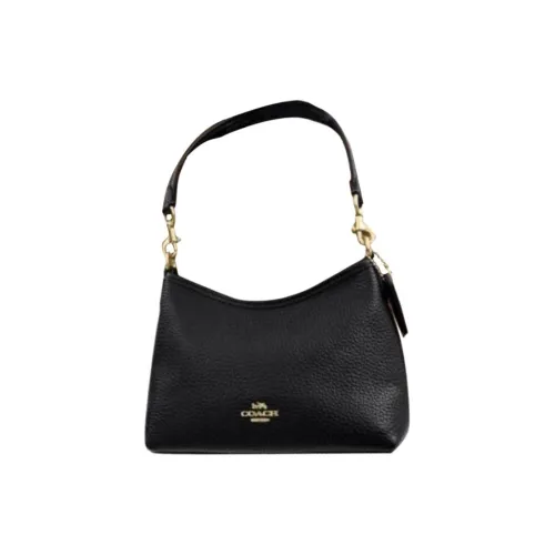 COACH LAUREL Cow Leather Crossbody Bag, Shoulder Bag Trumpets Women's Black