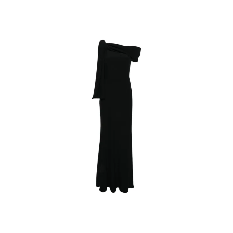 Alexander McQueen Draped Off shoulder Gown-0