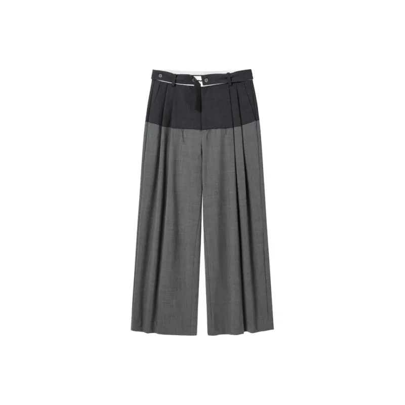 MEGALAXY Suit Trousers Unisex Gray-0
