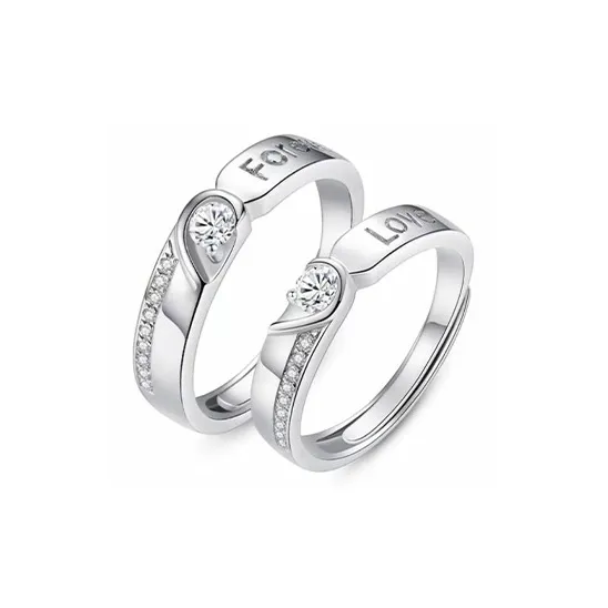 BMK 925 Sterling Silver Rings Unisex-0