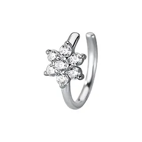 NVBBK S925 Silver Clip On Earrings Women's