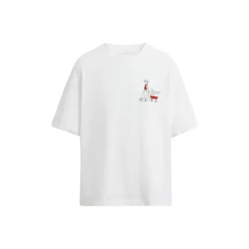ZARA T Shirts Men Frosted White