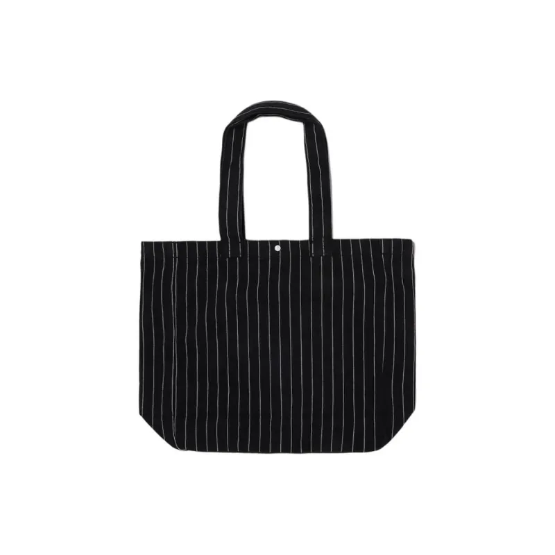 Carhartt WIP Cotton Tote Bag, Shopping Bag, Handbag Men's Black-1
