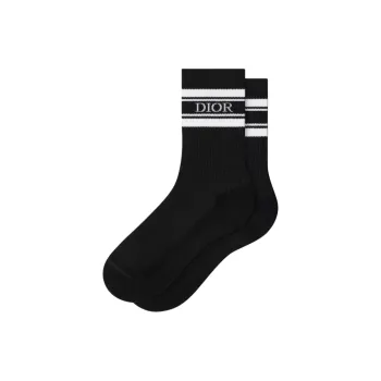 DIOR FW25 Mid Calf Socks Men's 1 Pack Black