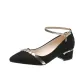 Black Chunky Heel
