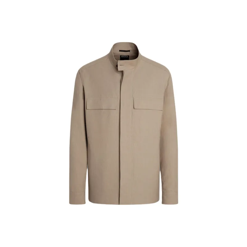 Ermenegildo Zegna Oasi Lino Overshirt-0