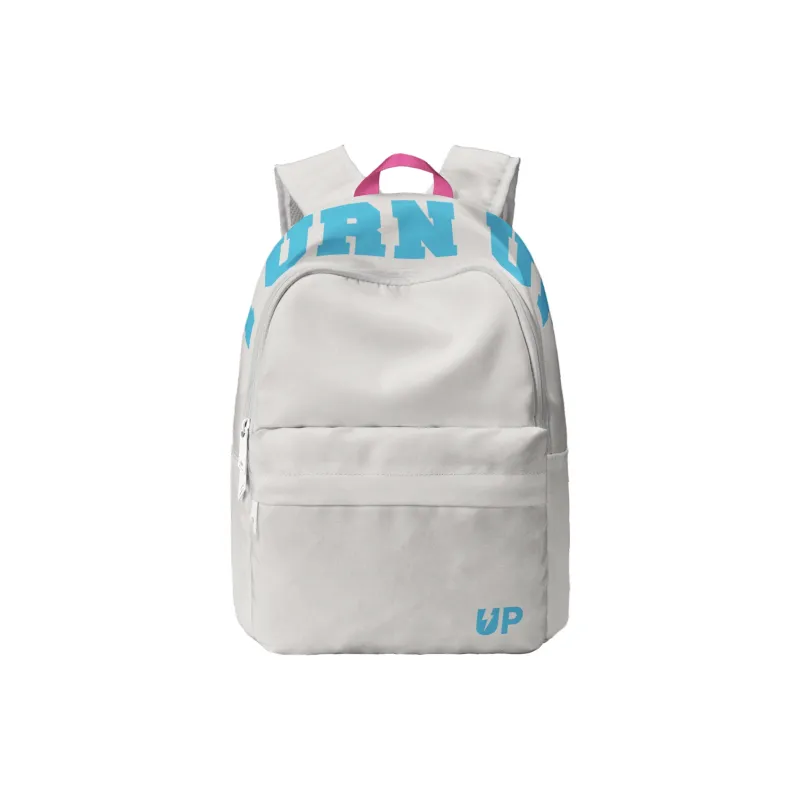 TURN UP Polyester Backpack Regular Unisex Gray-0