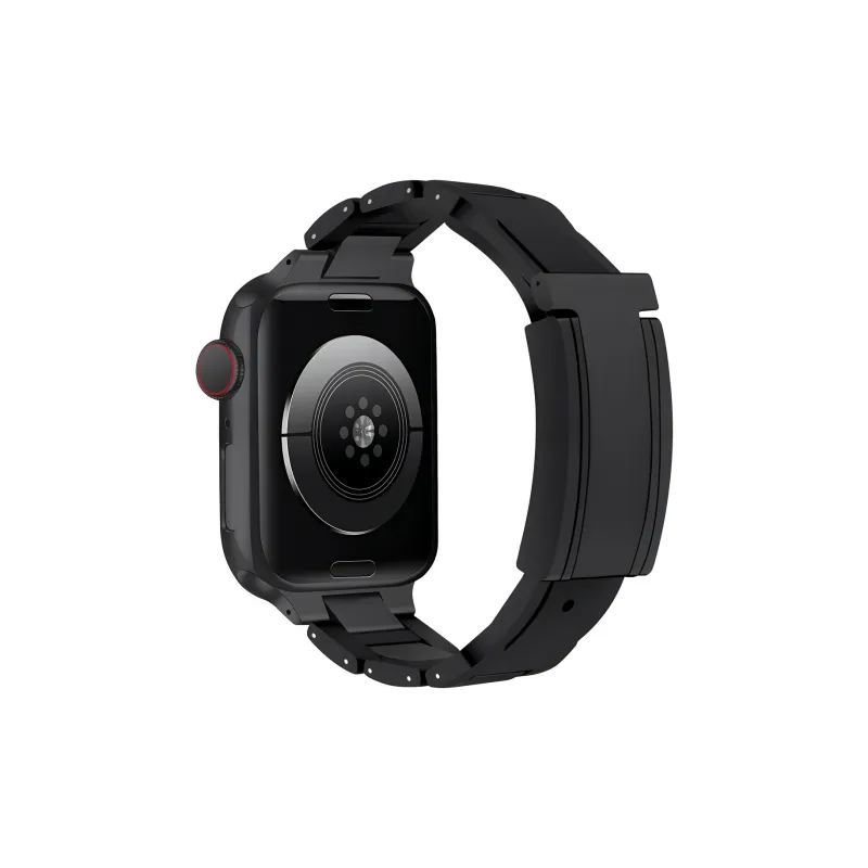 Sopi Apple Compatibility Watch Band Rubber, Stainless Steel Material-6