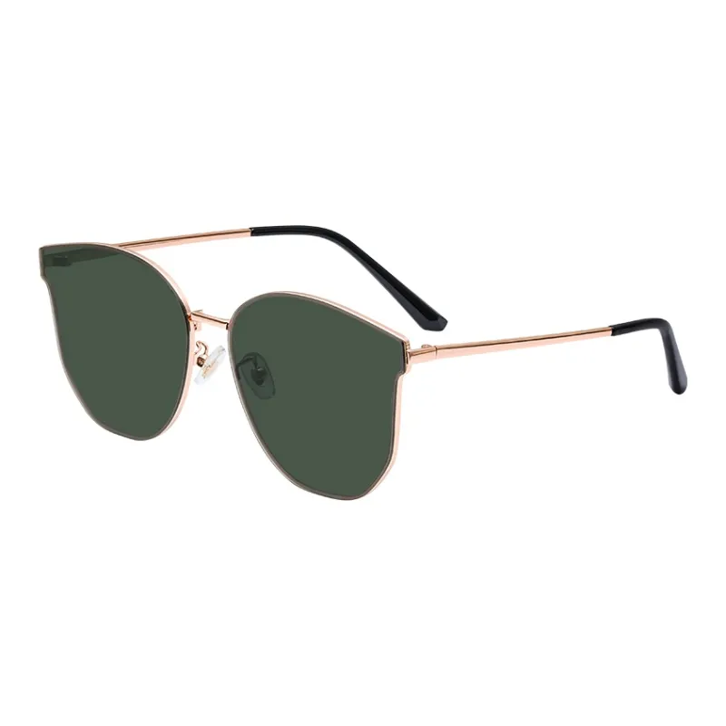 VEGOOS Metal Cat Eye Sunglasses Unisex-4