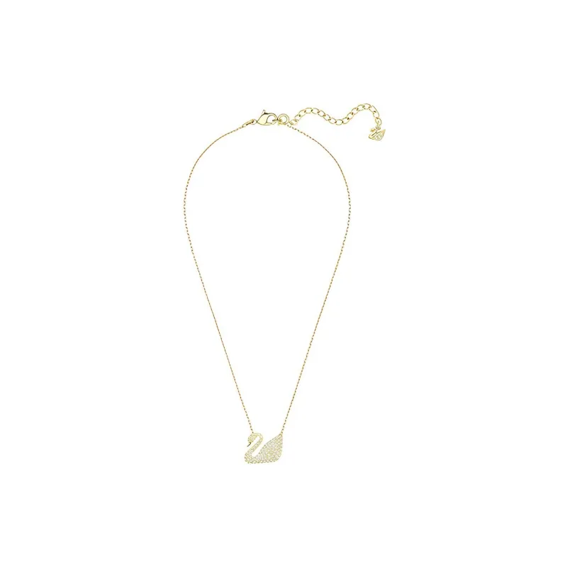 Swarovski Faux Crystal Stone Necklaces Women's Gold-2