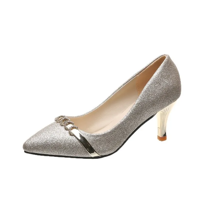 Xingdiman High Heels Women's Gold-6