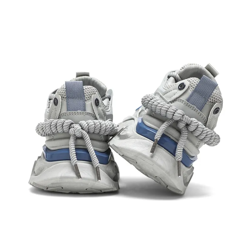 HACKBUTEER Low Top Chunky Sneakers Men's Box Included-12