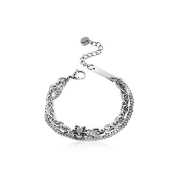 FOREVER MELODY Titanium Steel Bracelets Unisex