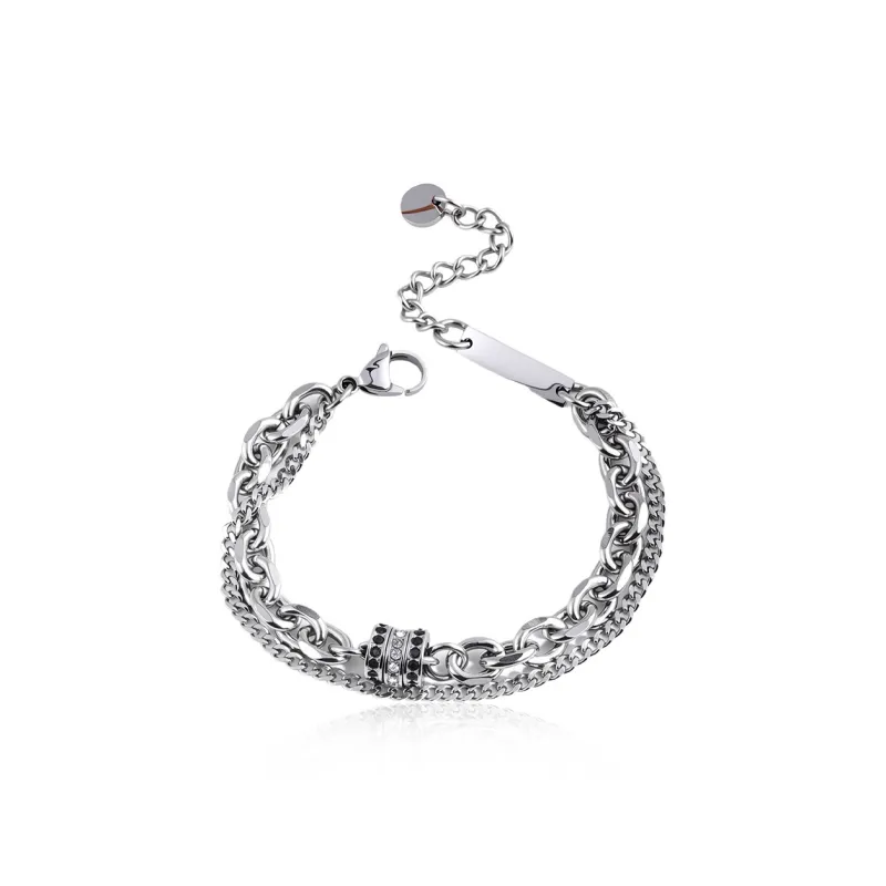 FOREVER MELODY Titanium Steel Bracelets Unisex-0