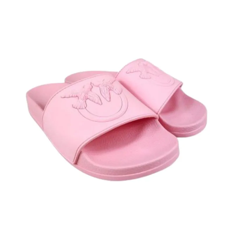 PINKO Slide Slippers Women's Pink-2