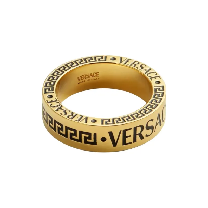 VERSACE Logo engraved Ring-0