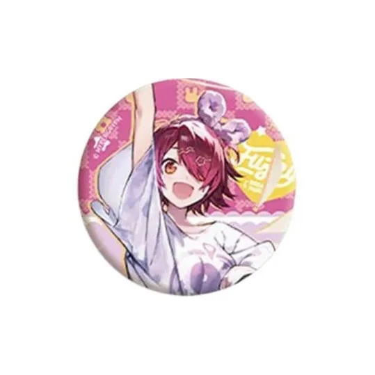 MINISO x Arknights Amiya, Aqua Moon 'Velvet Dream Fantasy Conference' Collaboration Product Illustrated Guide Badges-2