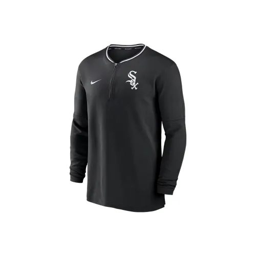 Nike Chicago White Sox Authentic Collection Men's Nike Dri FIT Mlb 1/2 Zip Long Sleeve Top