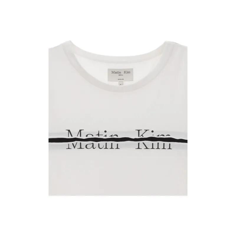 MATIN KIM Regular T Shirt Women's White-5