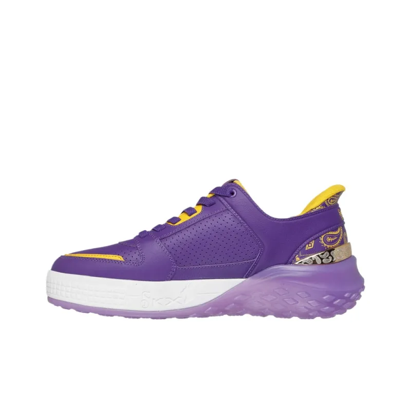 SNOOP DOGG x Skechers Snoop Sizzle Toke Mid Top Casual Shoes Men's Purple-2