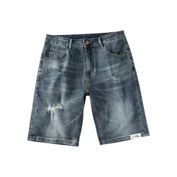 SNOW FLYING Denim Shorts Unisex