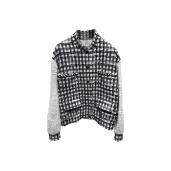 CHANEL 25P Spring Summer Preview Collection Jackets & Coats Women's Black White