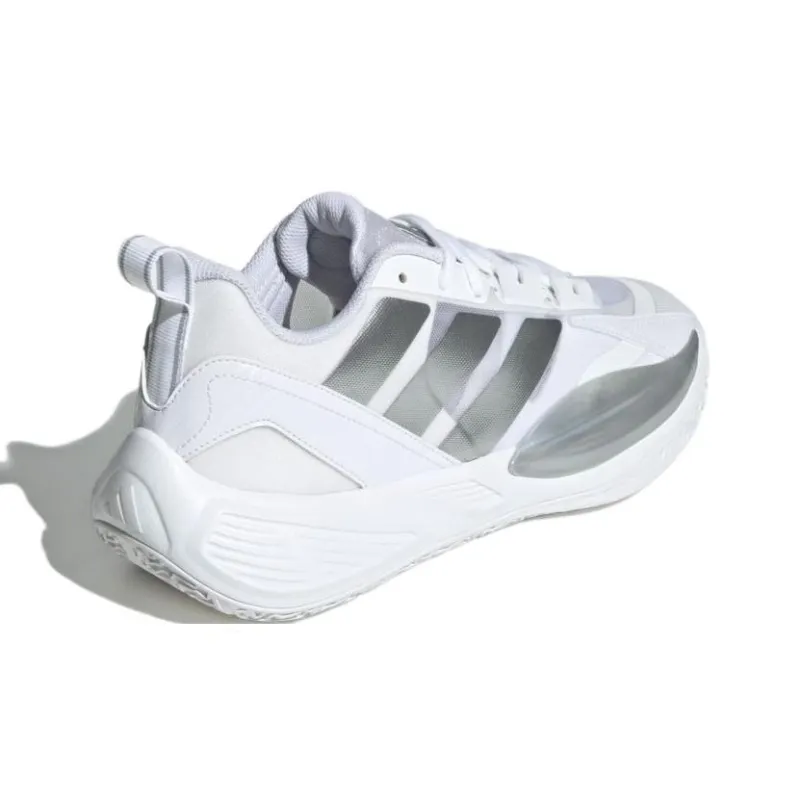 Adidas Slip Resistant Low Top Basketball Shoes Men's White-3