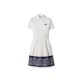 MIU MIU Bandana print Poplin Midi Dress