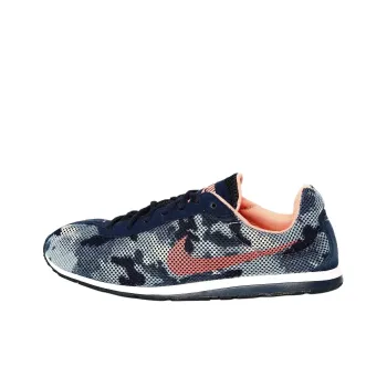 Nike LITTLE RUNNER PRINT Anti Slip Wear Resistant Low Top Casual Running Shoes Women's Blue