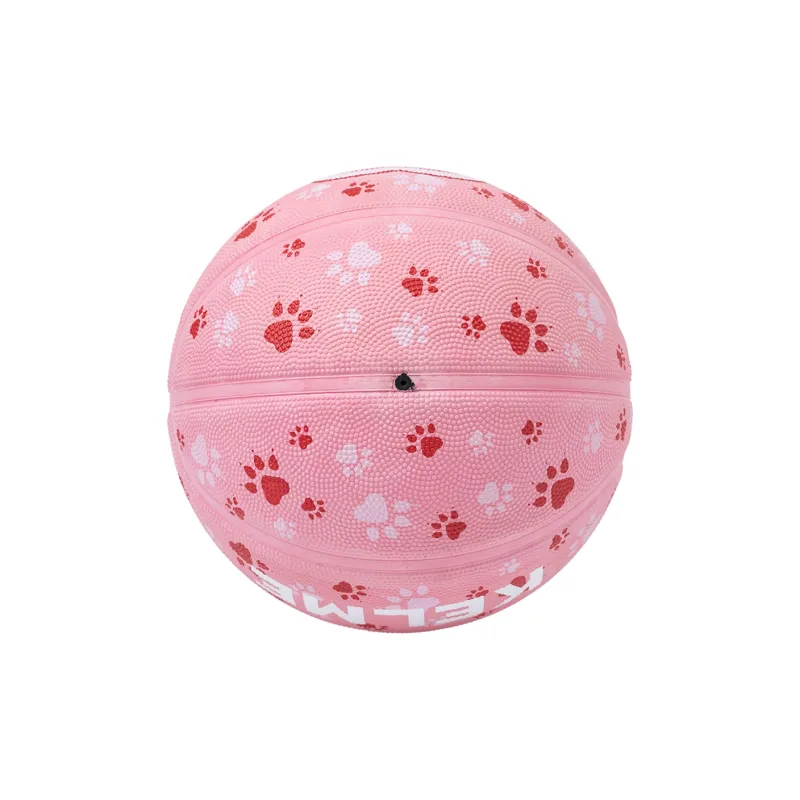 KELME Rubber Basketball Pink Size 5 Ball Training Competition Kids'-3