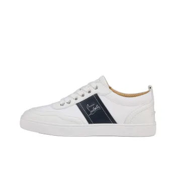 CL LUBOTING Retero Low Top Skateboard Shoes Men's White