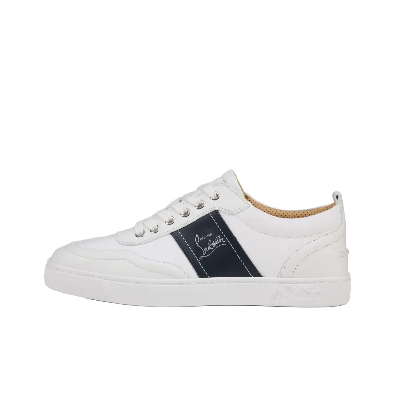 CL LUBOTING Retero Low Top Skateboard Shoes Men's White-0