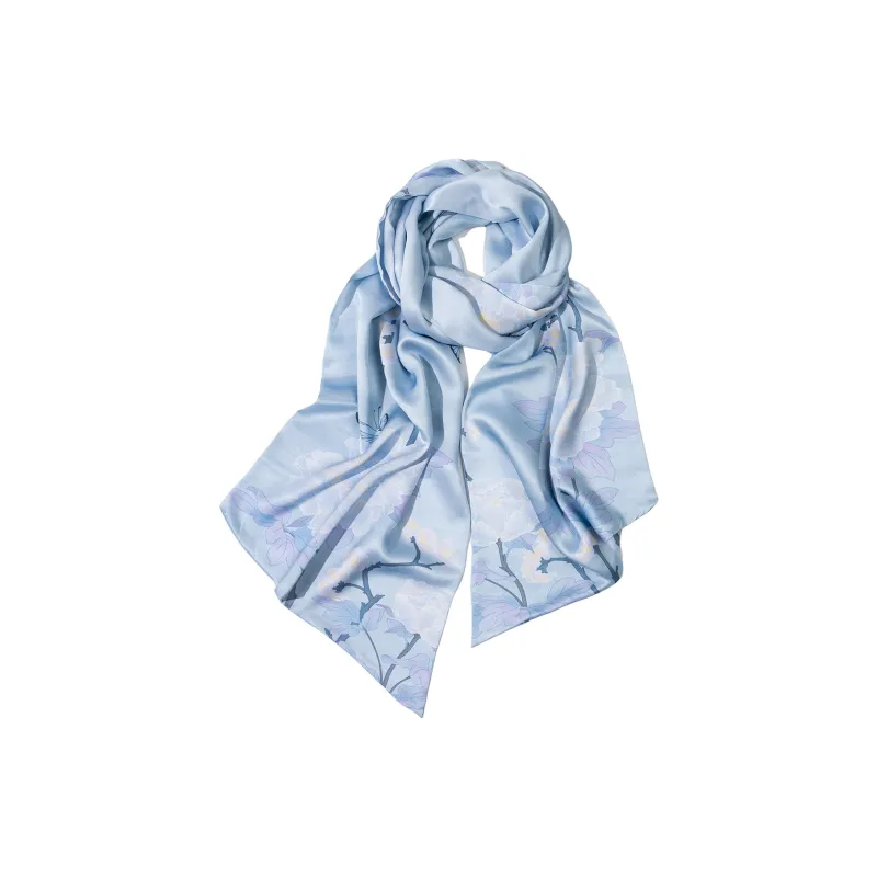 Shanghai Story 100% Mulberry Silk Scarves Women's-6