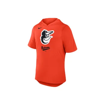 Nike Baltimore Orioles Logo Men's Nike Dri FIT Mlb Hooded T Shirt