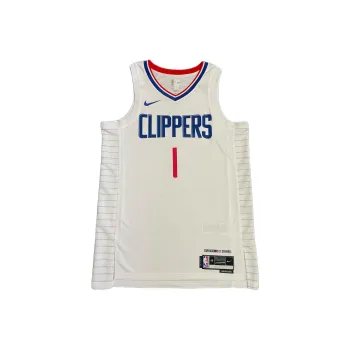 Nike x NBA Riverside Clippers Harden Basketball Jersey Unisex White