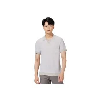 LESS IS MORE Polo Shirts Men Khaki Gray 25XTX5401S