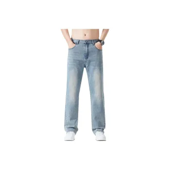 NVRFRGT Jeans Unisex Vintage Blue