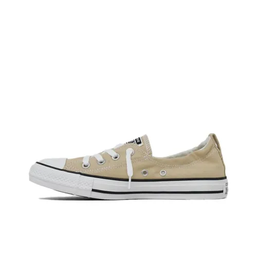 Converse Chuck Taylor All Star Abrasion Resistant Breathable Low Top Canvas Shoes Women's Beige