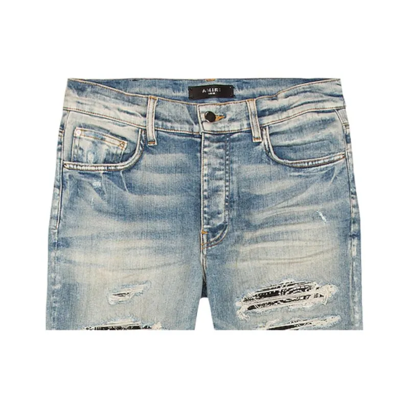 AMIRI Rainbow Patch Skinny Jeans-3