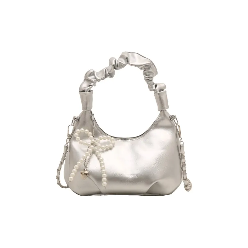 TOUTSEUL YOLO PU Handbag Women's Black/White/Silver/Red-32