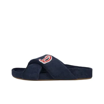 CL LUBOTING Slide Slippers Men's Marine Blue