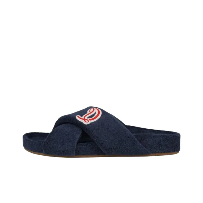 CL LUBOTING Slide Slippers Men's Marine Blue-0