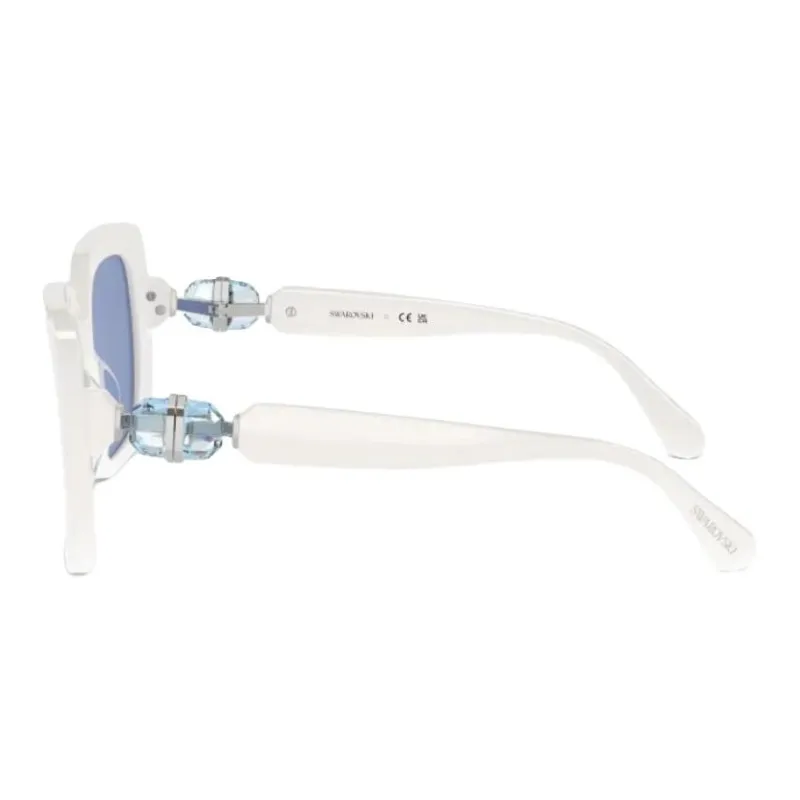 Swarovski Crystal embellished Square frame Sunglasses-2