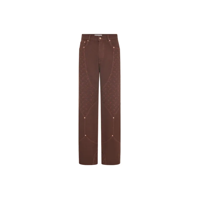 Marine Serre Embroidered Trousers-0