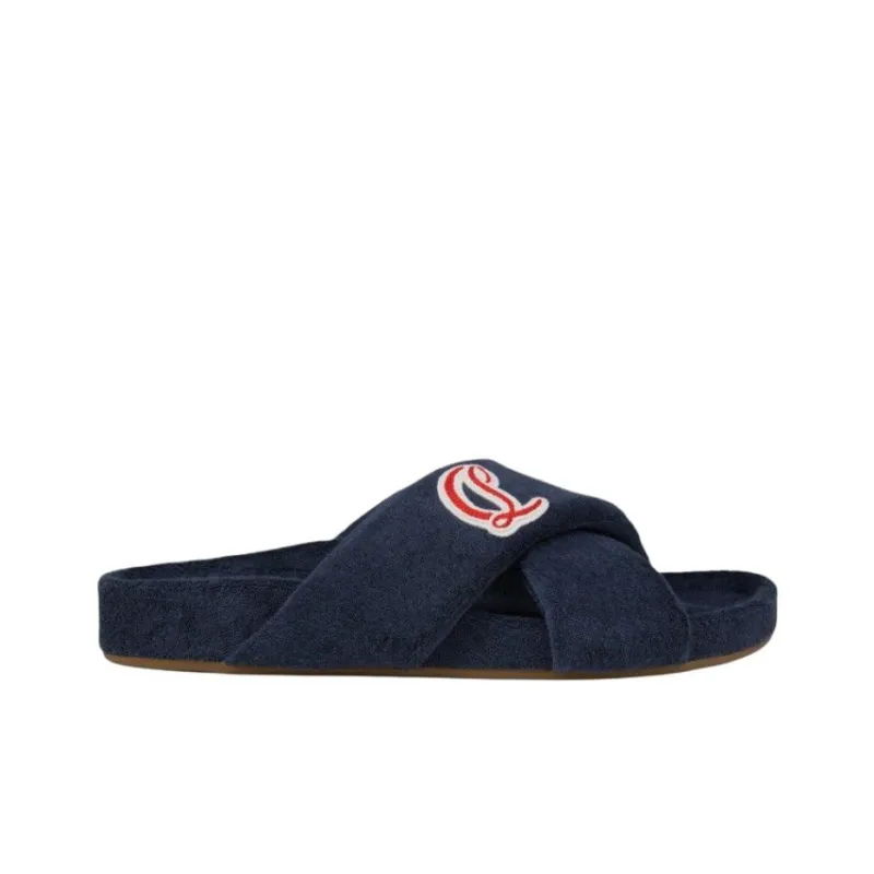 CL LUBOTING Slide Slippers Men's Marine Blue-1