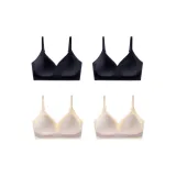 4 Pack (2 Black+2 Skin)