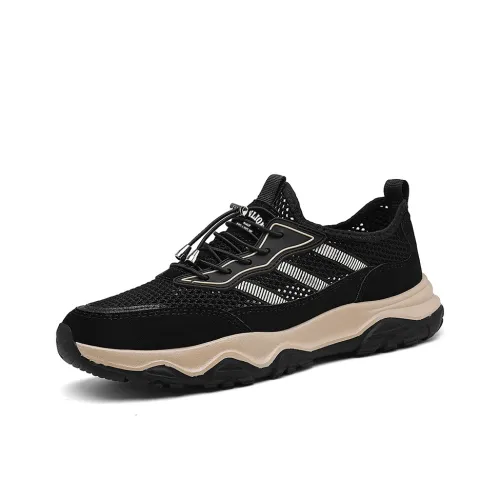 Tonlion Low Top Casual Shoes Men's Black